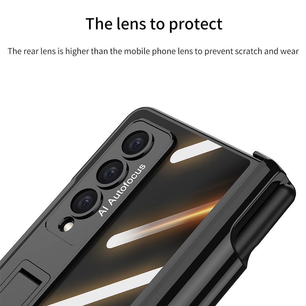 GKK Anti-Spy Slim Case til Samsung Galaxy Z Fold4 5G Hard PC Kickstand Phone Case med frontskærmbeskytter GKK Anti-Spy Slim Case til Samsung Galaxy Z Fold4 5G Hard PC Kickstand Phone Case med frontskærmbeskytter
